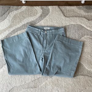 Madewell Emmett wide-leg crop pants